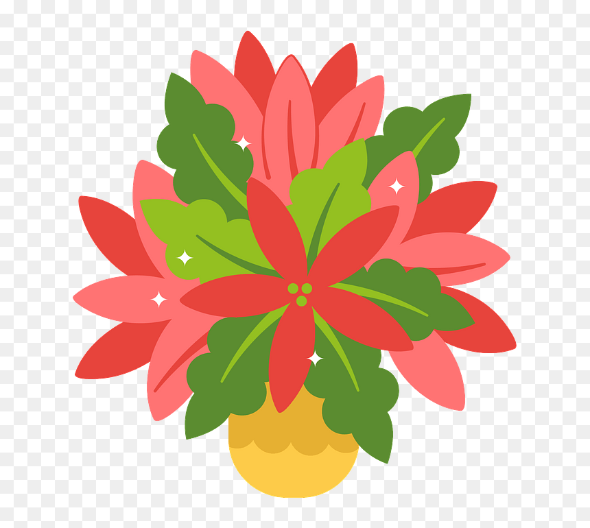 Illustration, HD Png Download - poinsettias png