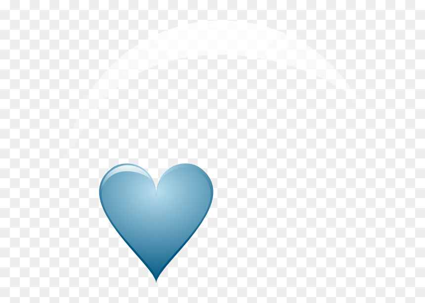 Heart, HD Png Download - blue background vector png