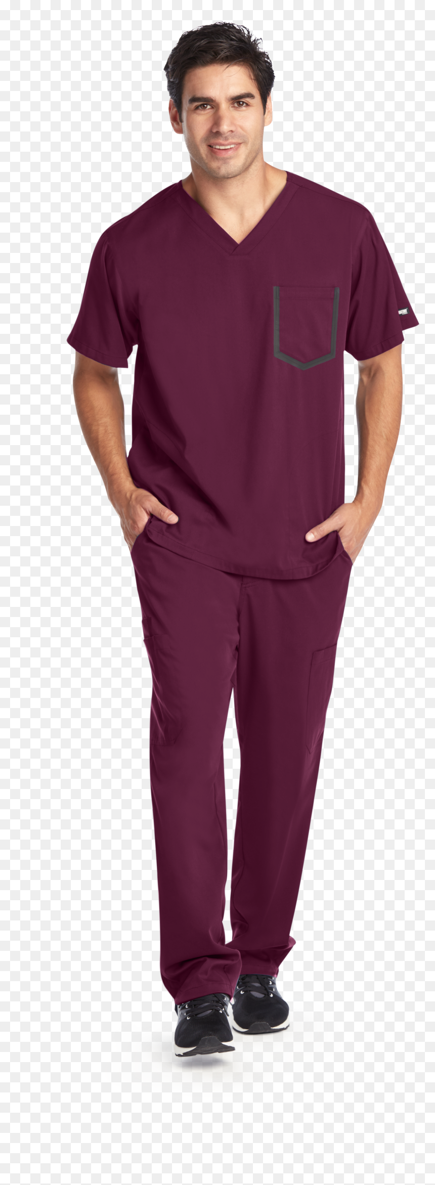 Grey"s Anatomy Impact Men"s 3 Pocket Crossover V-neck - Grey's Anatomy Scrubs Men Impact, HD Png Download - grey's anatomy png