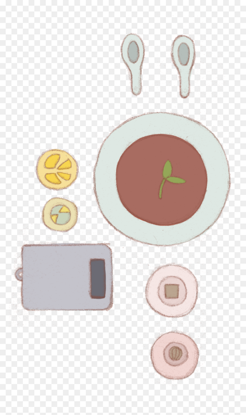 Transparent Plate Of Food Png - Circle, Png Download - food symbol png