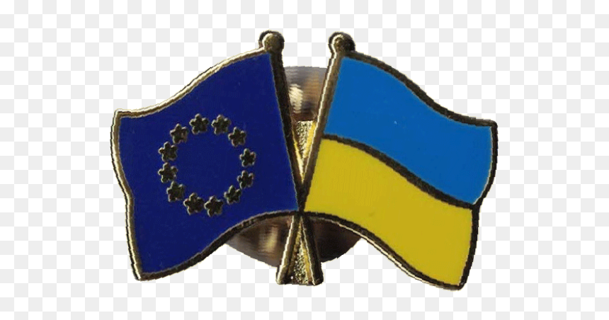 Ukraine Friendship Flag Pin, Badge - Flag, HD Png Download - ukraine flag png