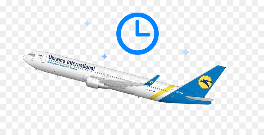 Ukraine International Airlines Flight Delay Compensation - Ukraine International Airlines Uia Png, Transparent Png - ukraine flag png