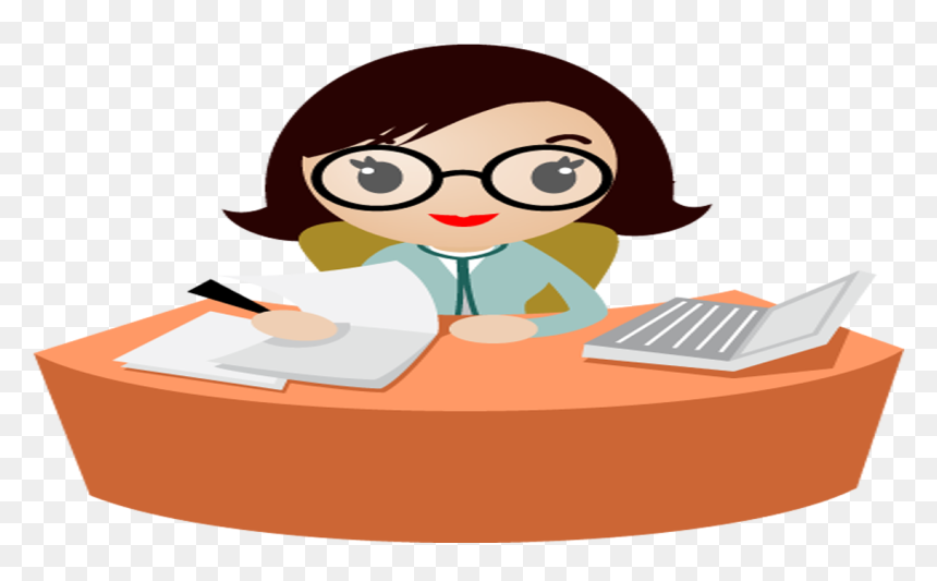 Transparent Google Play Png - Clerk Clipart, Png Download - secretary png