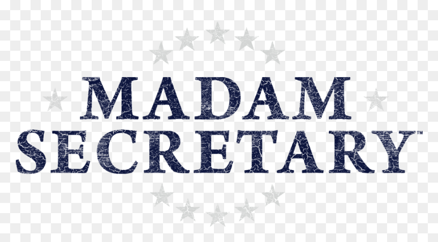 Madam Secretary Distress Logo Women"s T-shirt - Star, HD Png Download - secretary png