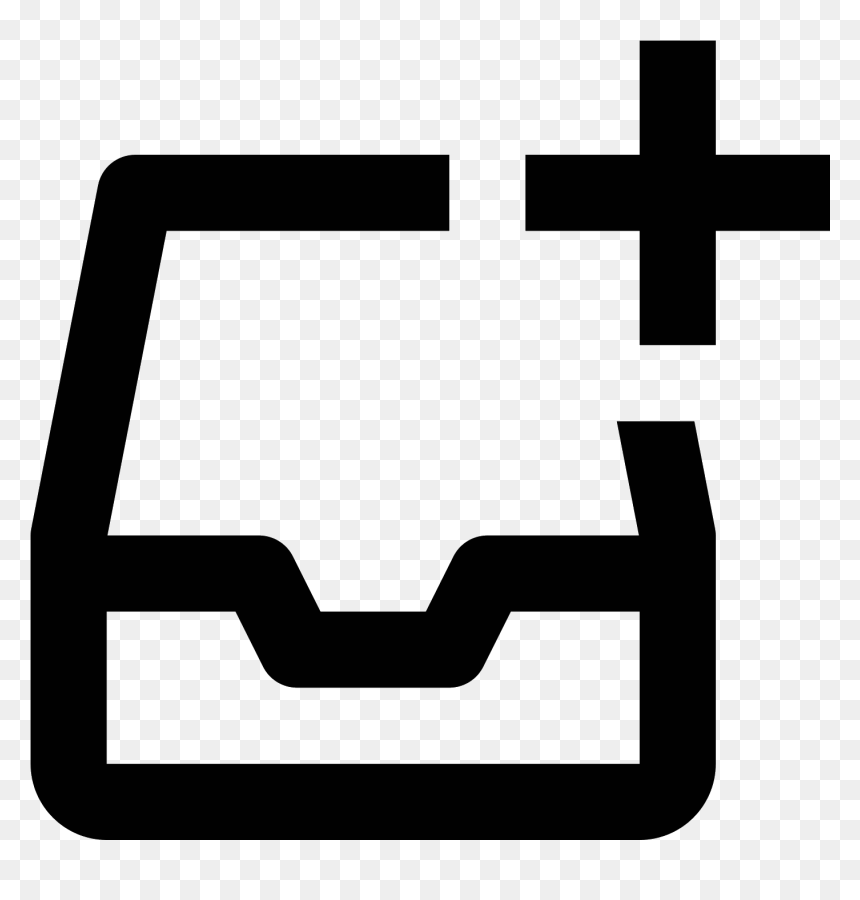 Add To Inbox Icon - Oneplus Symbol, HD Png Download - inbox icon png