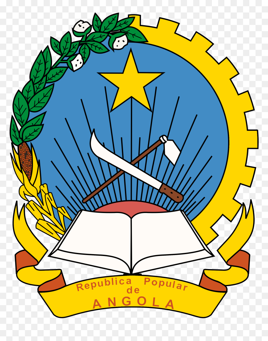 Emblem Of The People"s Republic Of Angola - Republic Of Angola, HD Png Download - people .png