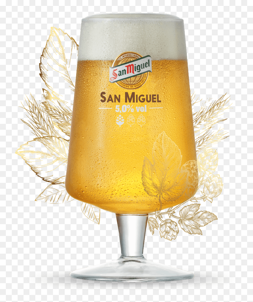 Beer Glass, HD Png Download - san miguel arcangel png