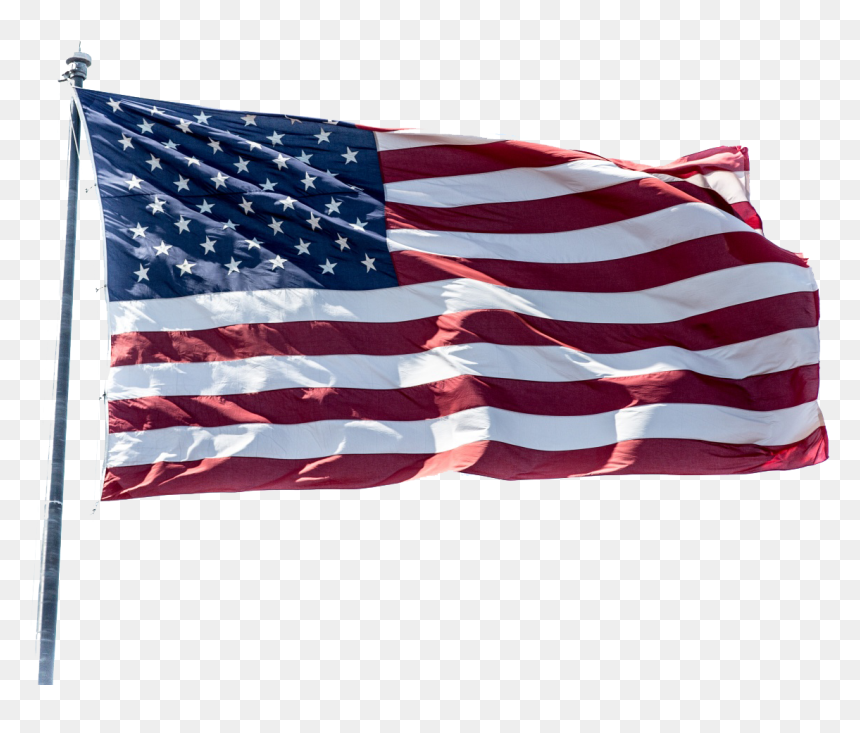 Clip Art Bandeira Da America - Flag Of The United States, HD Png Download - bandeira estados unidos png