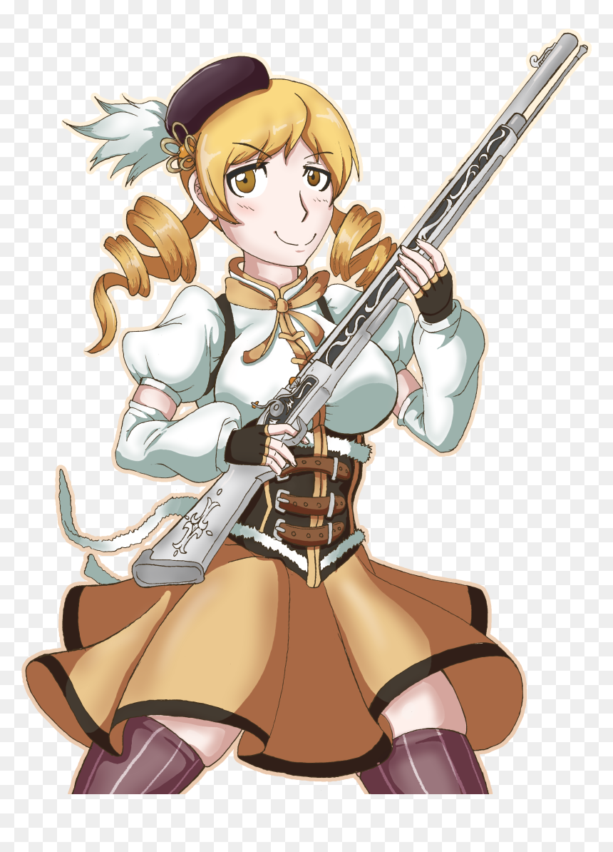 Mami Tomoe [ Pmmm ] - Cartoon, HD Png Download - mami tomoe png