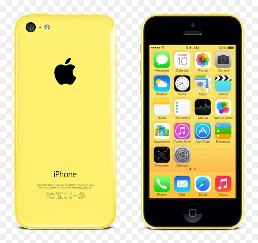 Mint Iphone 5c 16gb - Iphone 5c Yellow, HD Png Download - iphone 5c png