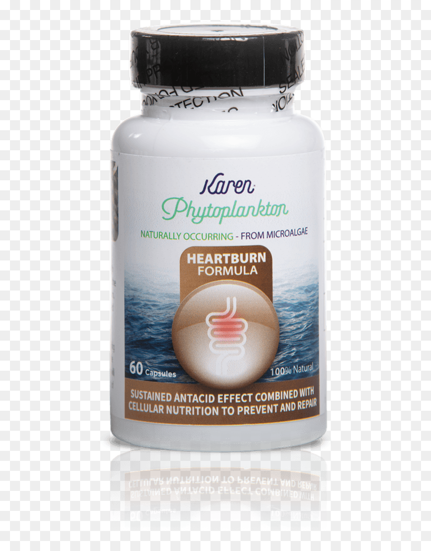 Heartburn Formula 60capsules - Cosmetics, HD Png Download - phytoplankton png