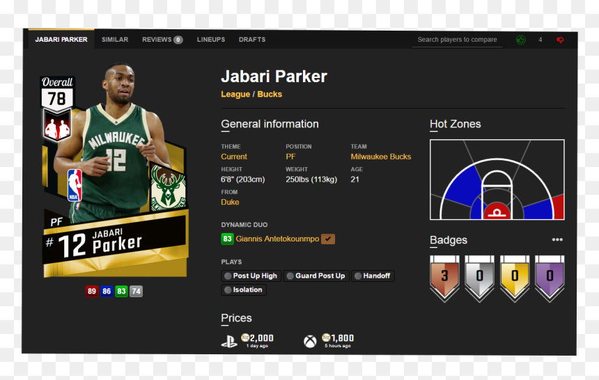 Player, HD Png Download - jabari parker png