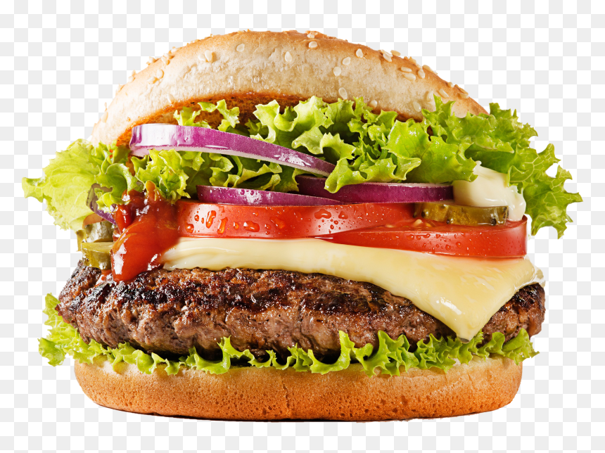 Burger, HD Png Download - burger clip art png