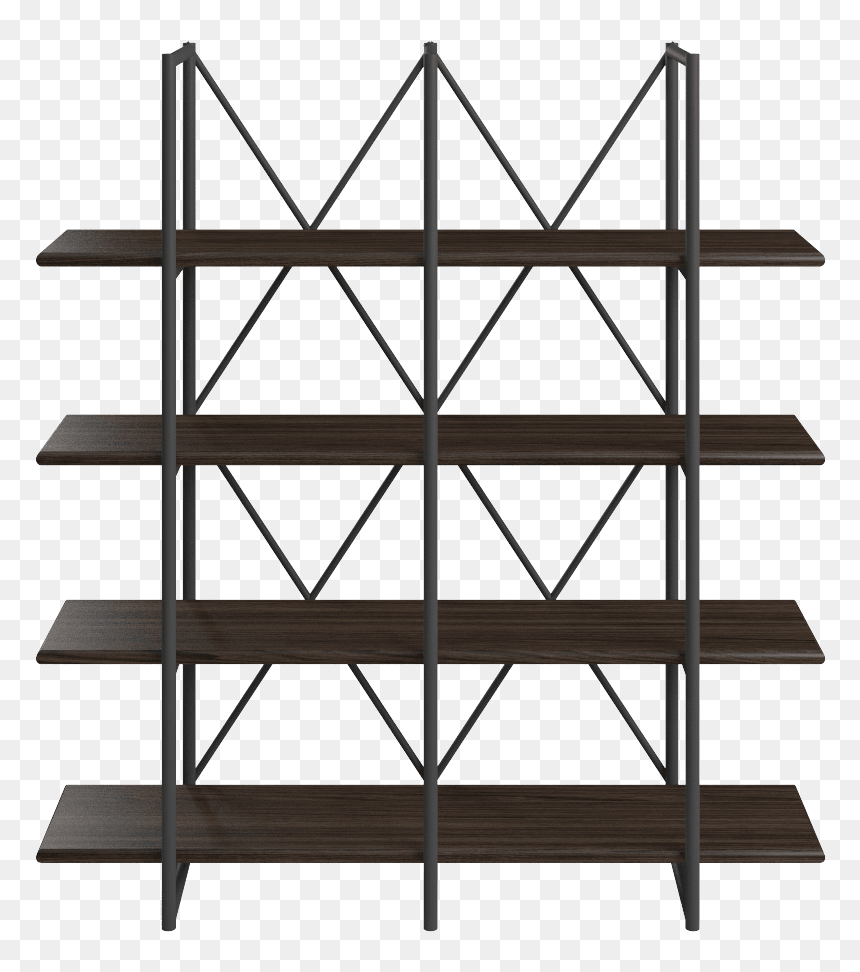 Field Triple Open Shelf - Shelf, HD Png Download - wood shelf png