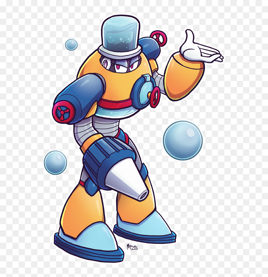 Megaman Aquaman Png Clipart , Png Download - Aqua Woman Mega Man, Transparent Png - zero megaman png
