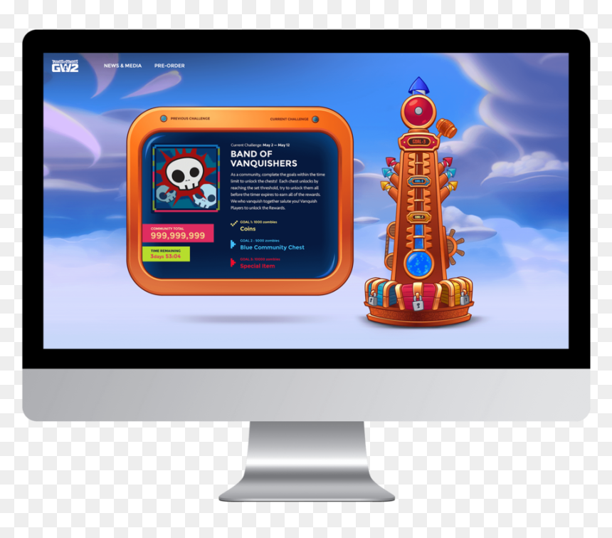 I Designed The Community Challenge Section Of The Pvz, HD Png Download - plants vs zombies garden warfare 2 png