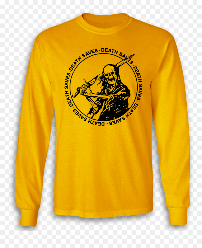 Long-sleeved T-shirt, HD Png Download - swordsman png