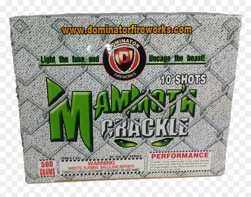 Dm574c Mammoth Crackle - Caffeinated Drink, HD Png Download - crackle png