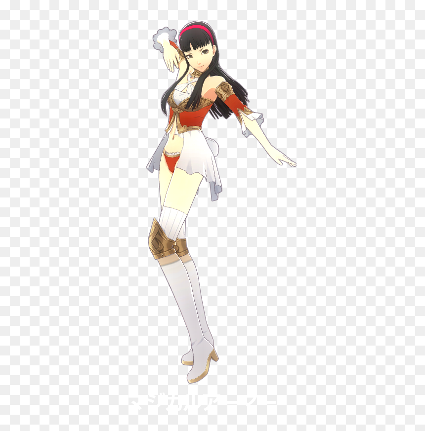 Yukiko Amagi In Her Magical Armor Alternate Costume - Persona 4 High Cut Armor, HD Png Download - naoto shirogane png