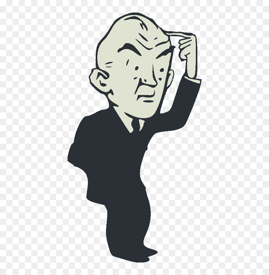 Thinking Person Png -input Retro Man Thinking, Hd Png, Transparent Png - retro man png