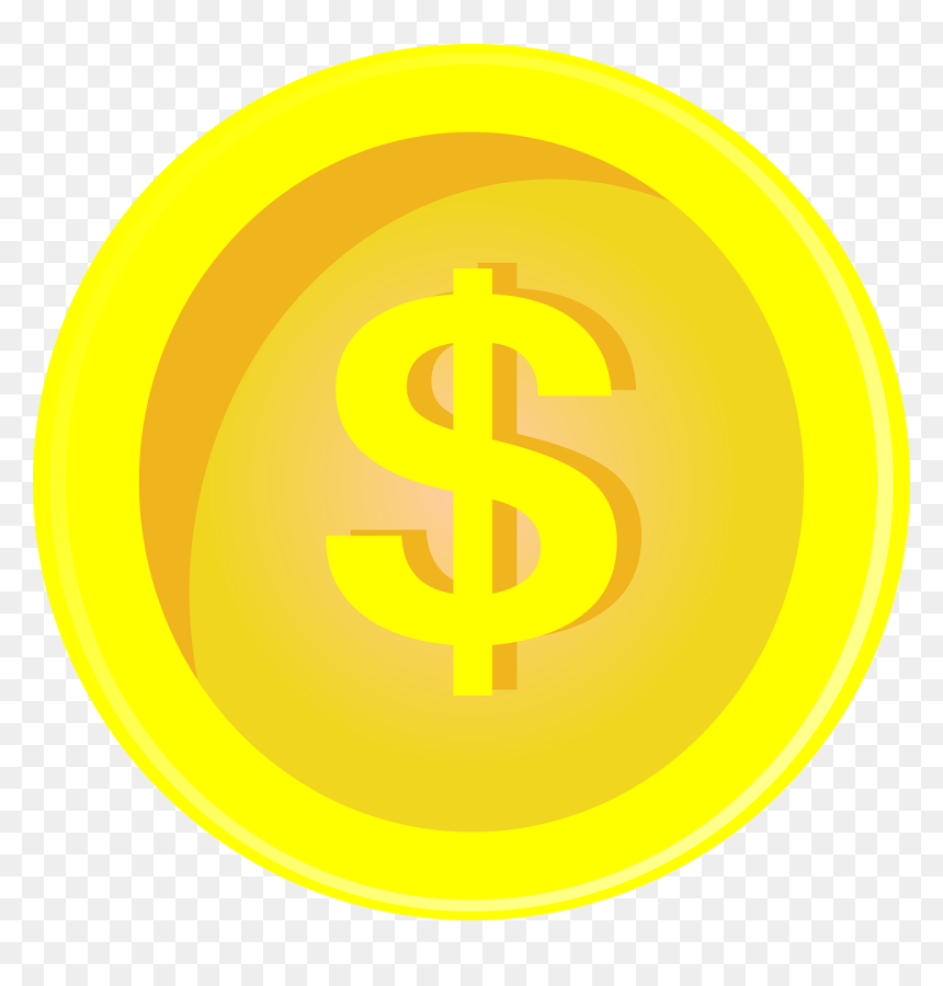 Circle, HD Png Download - gold coin icon png