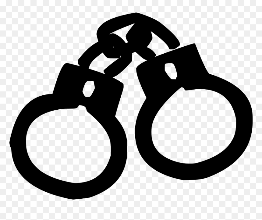 Red Handcuffs Aesthetic, HD Png Download - handcuffs vector png