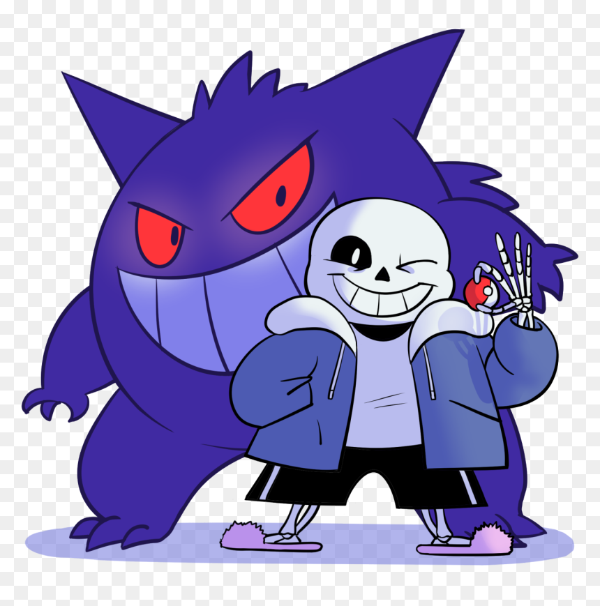 Pokemon Gengar Y Sans, HD Png Download - gengar.png