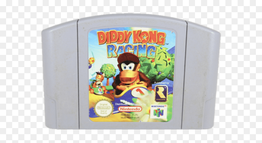 Diddy Kong Racing Nintendo 64 N64 Kassett - Diddy Kong Racing Eur, HD Png Download - diddy kong racing png