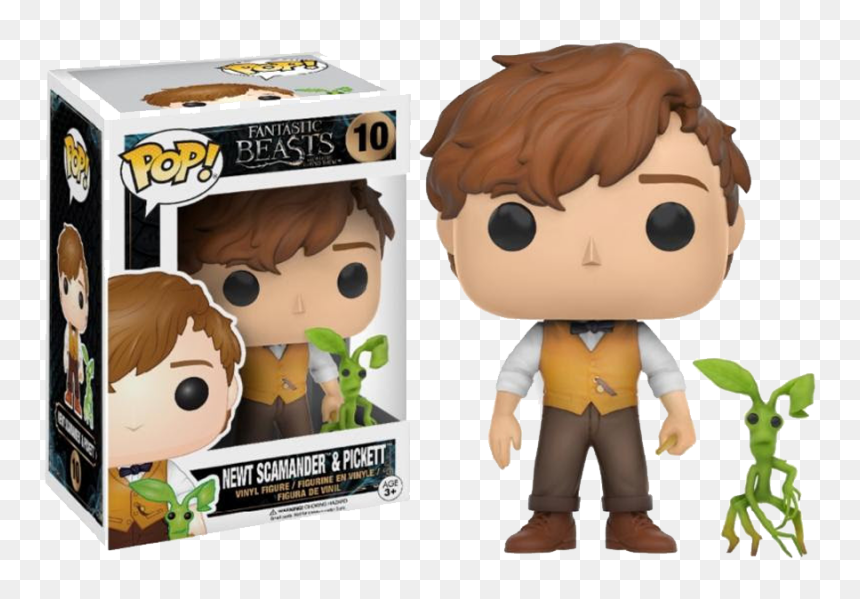 Newt Scamander Pickett Pop, HD Png Download - newt scamander png