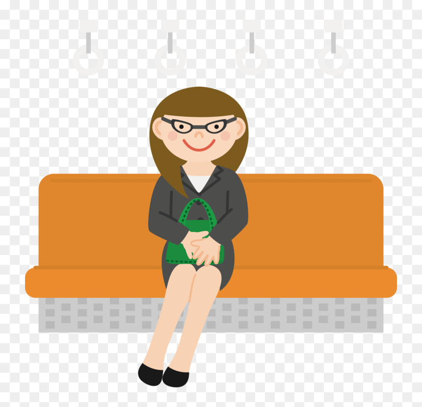 Black Hair,human,girl - Commuter Clipart, HD Png Download - christmas girl png