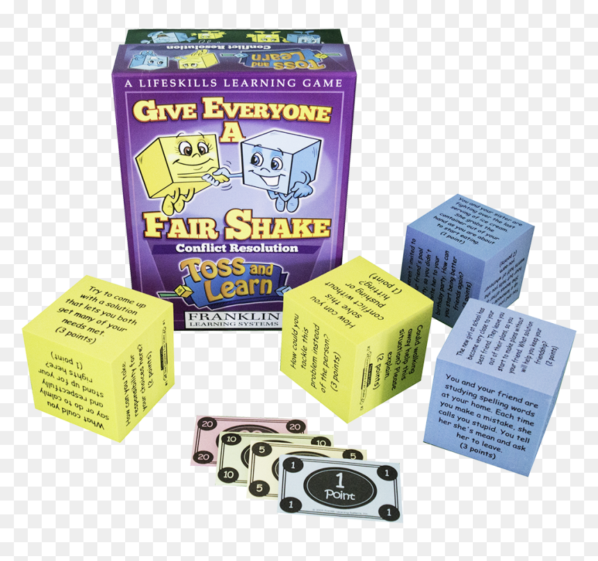 Toss And Learn Dice Games - Educational Toy, HD Png Download - dice faces png