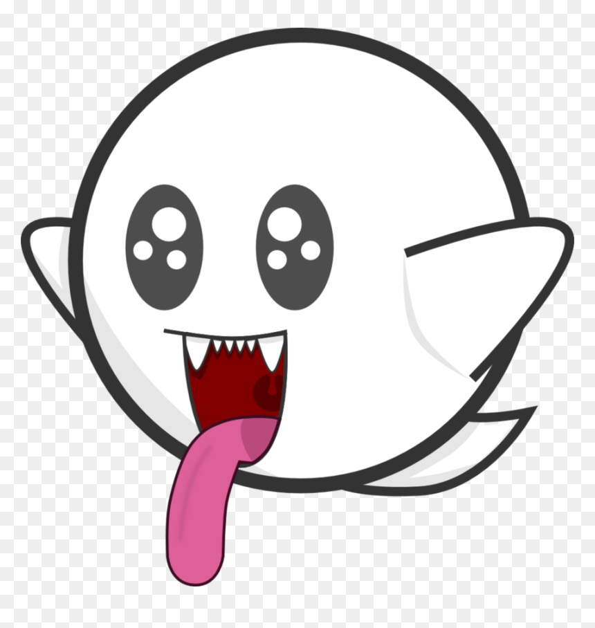 T Shirt Smiley Spreadshirt Ghost Art - T-shirt, HD Png Download - 16 bit mario png