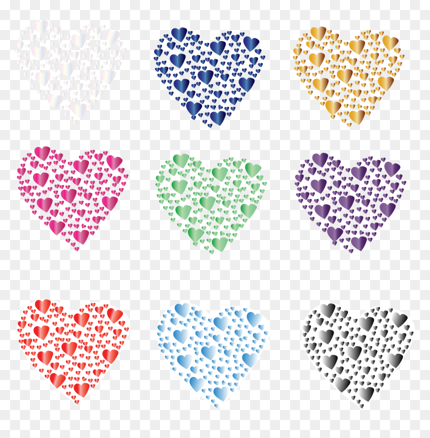 Crystal Hearts - Heart, HD Png Download - crystal heart png