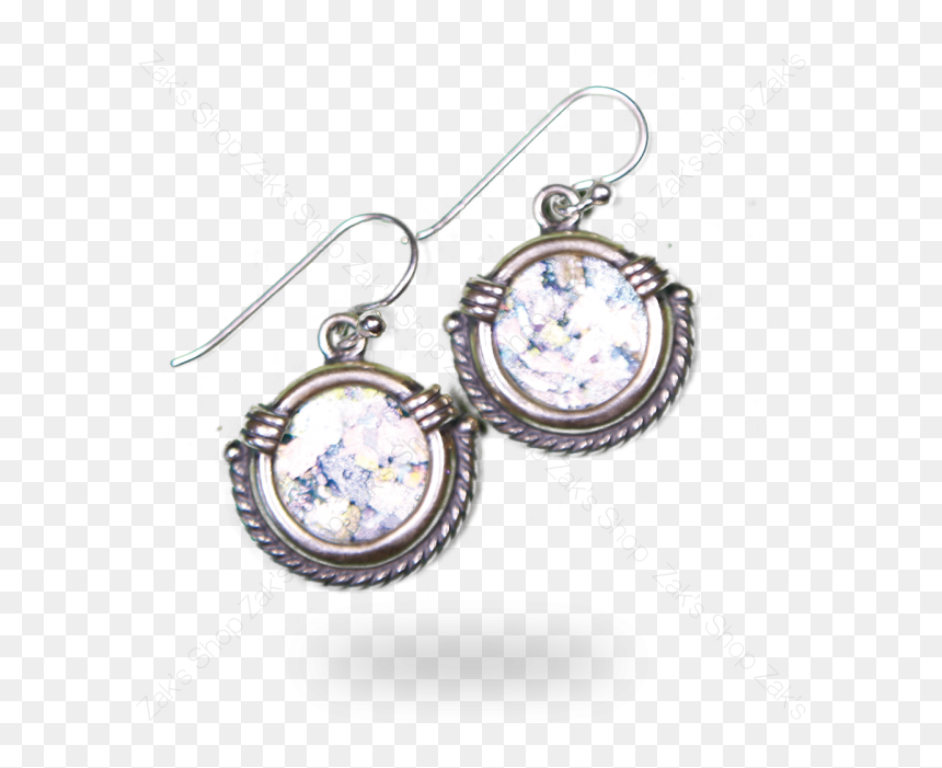 Earrings, HD Png Download - glass circle png