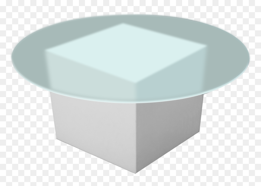 Coffee Table, HD Png Download - glass circle png