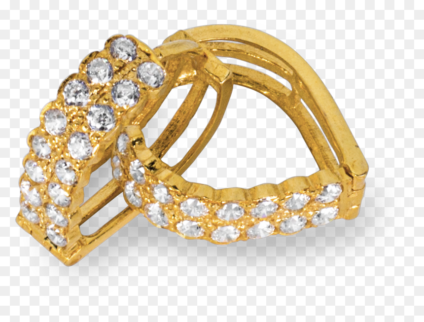 Crystal Heart Earrings - Engagement Ring, HD Png Download - crystal heart png