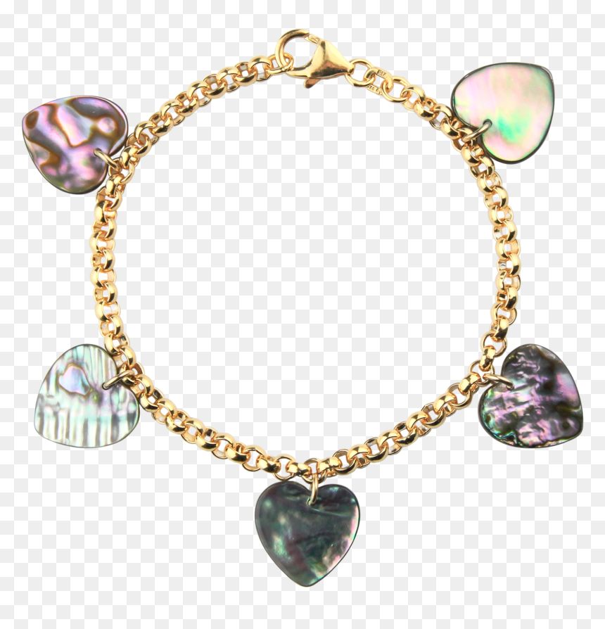 Bracelet, HD Png Download - crystal heart png