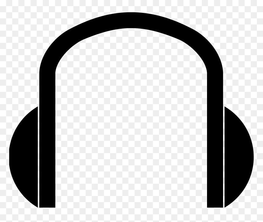 Headphone Stylized, HD Png Download - headphone png