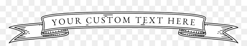 Old School Banner Png, Transparent Png - curved line png