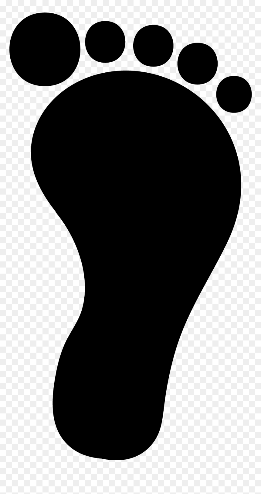 Black Footprint, HD Png Download - footprint png