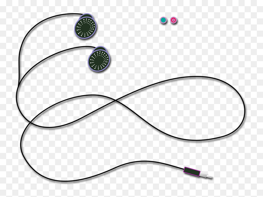Earphone Art Png, Transparent Png - headphone png