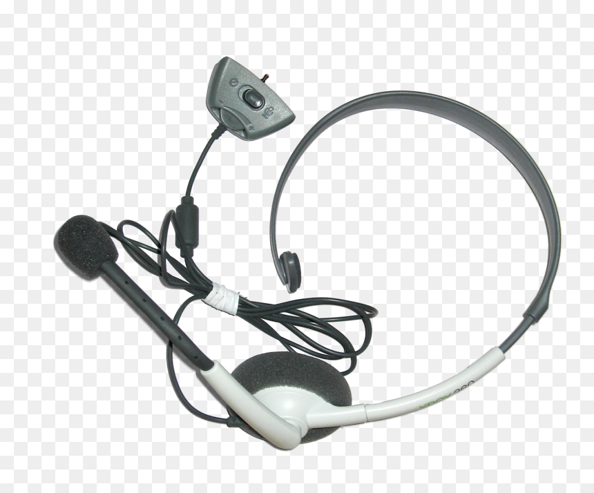 X360 Official Wired Headset, HD Png Download - headphone png