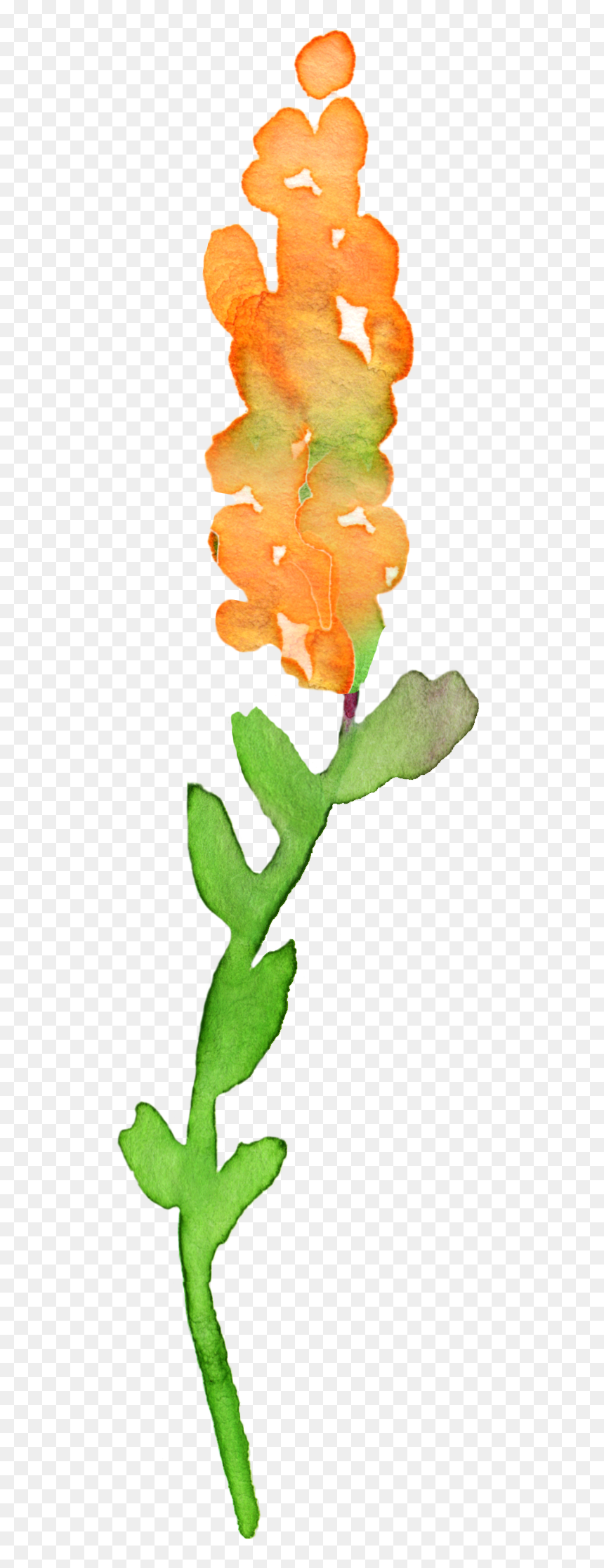 Flower Transparent Watercolor Clip Art, HD Png Download - fall leaf png
