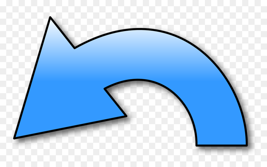 Undo Clipart, HD Png Download - curved line png