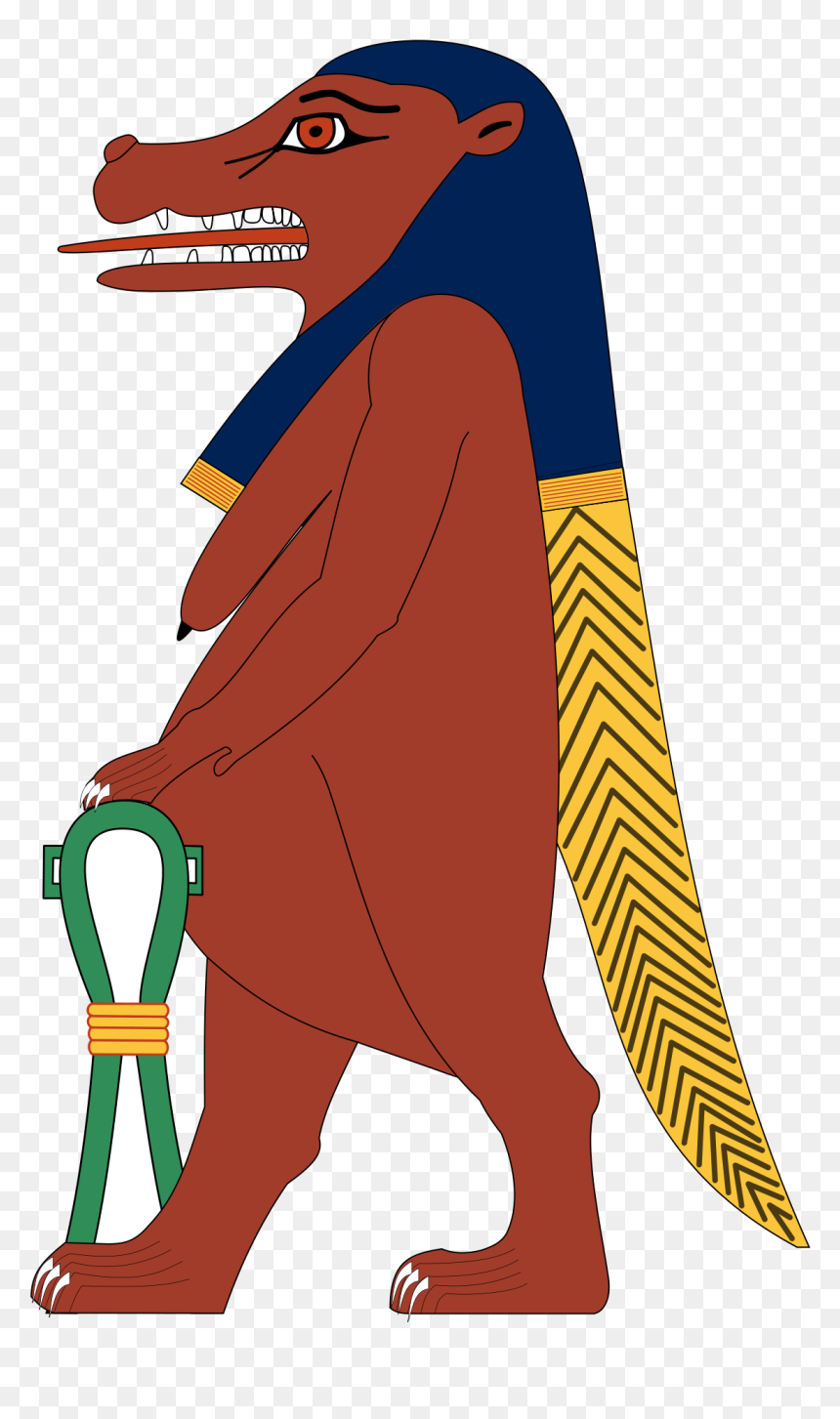 Taweret Egyptian God, HD Png Download - uganda knuckles png