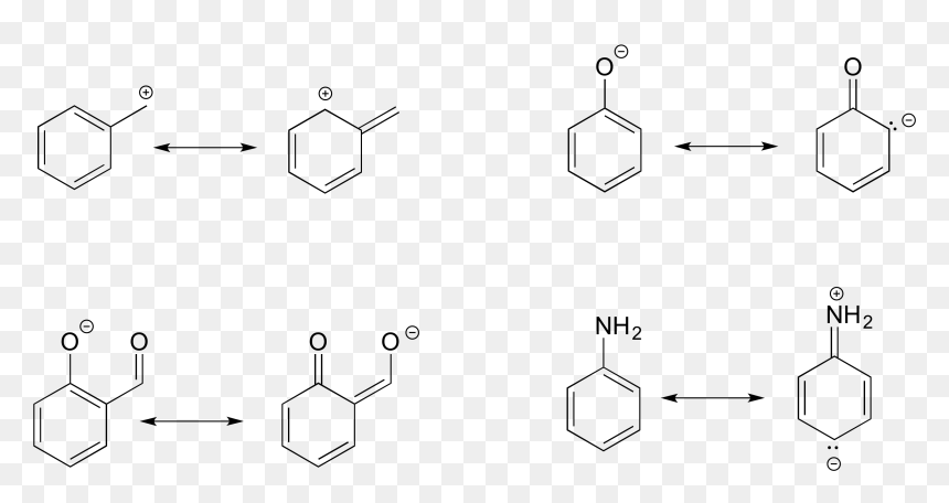 Resonance Organic Chemistry, HD Png Download - curved line png
