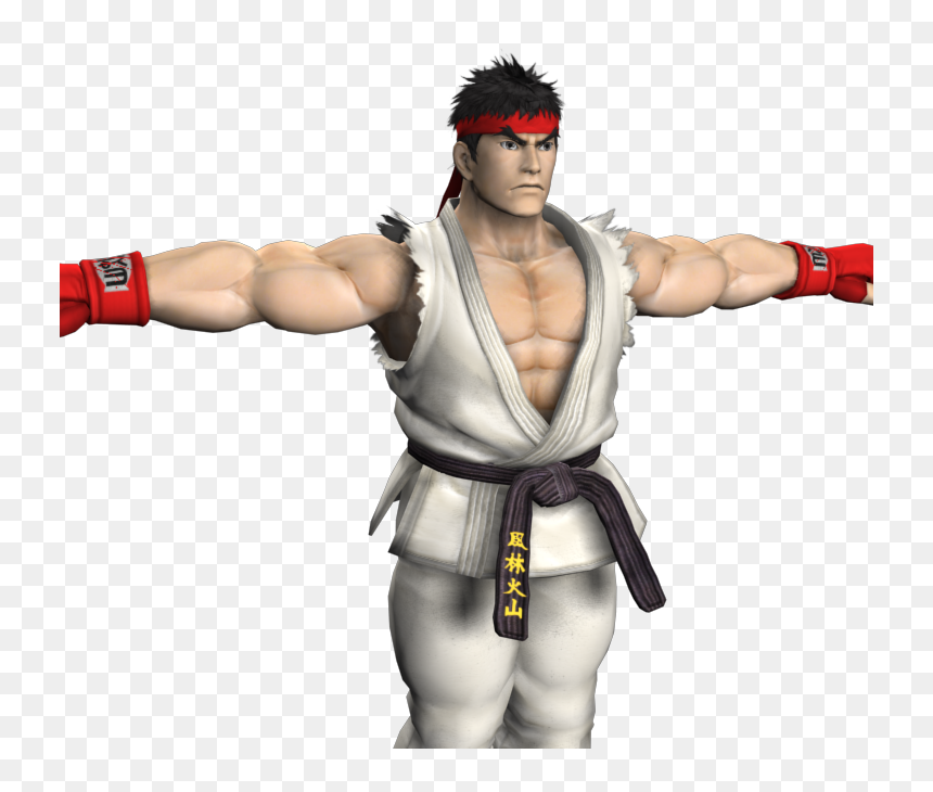 Action Figure, HD Png Download - ryu png
