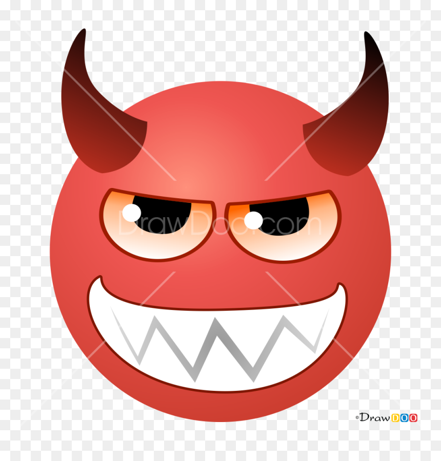 Drawing, HD Png Download - devil emoji png
