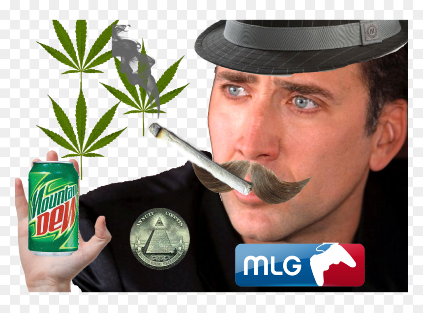 Mountain Dew, HD Png Download - mlg fedora png