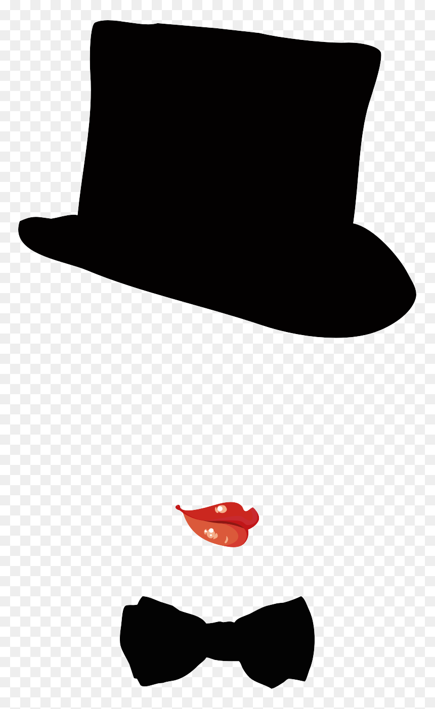 Silueta Sombreros, HD Png Download - mlg fedora png